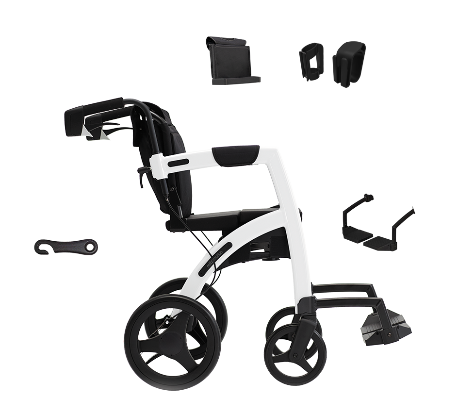 車椅子 rollz motion 2 in 1 Walker Wheelchair Rollz Motion Rollator Wheelchair