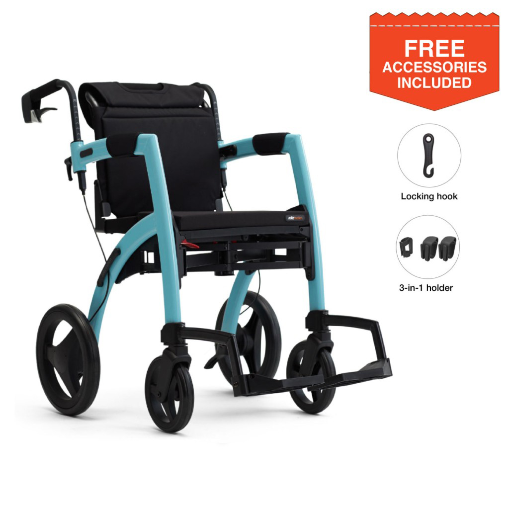 Rollz Motion Rollator Wheelchair